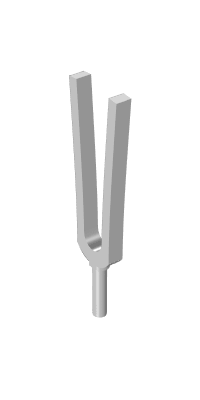 lowest mode of a tuning fork