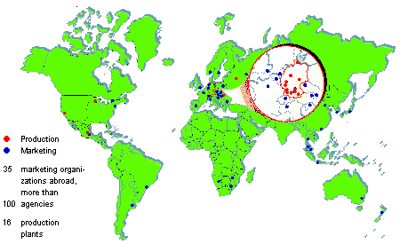 Locations of Carl Zeiss