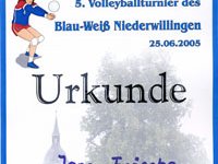 Der Beweis  3 Platz in Niederwillingen