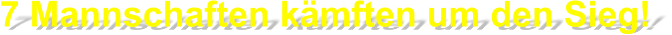 7 Mannschaften kämften um den Sieg!