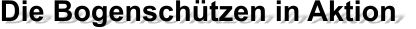 Die Bogenschützen in Aktion
